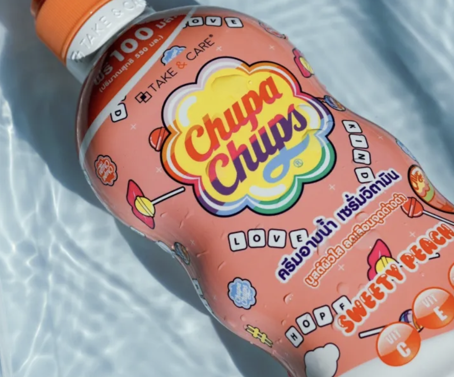 Chupa Chups:จากลูกอมหวานๆ สู่ครีมอาบน้ำหอมๆ