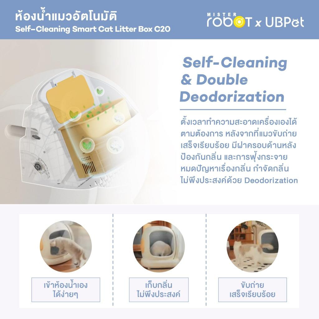 ห้องน้ำแมวอัตโนมัติ : ไอเท็มที่ช่วยให้ชีวิตทาสแมวสะดวกขึ้นหลายเท่า