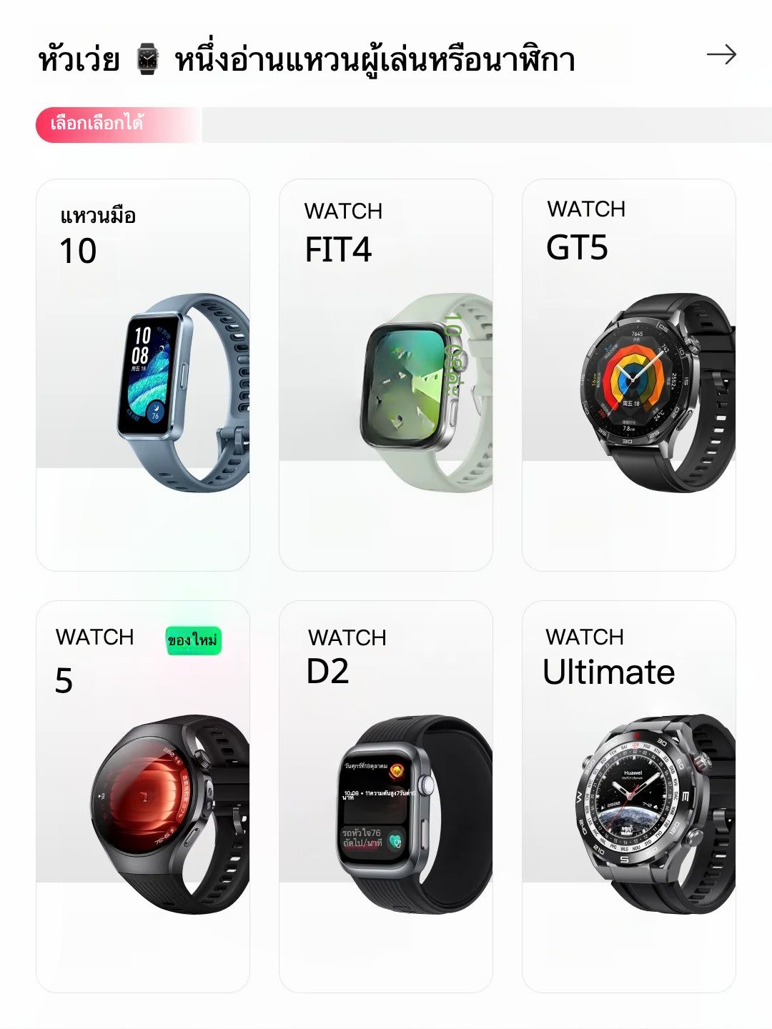 เลือก Huawei สายรัดหรือสมาร์ทวอทช์?🤔