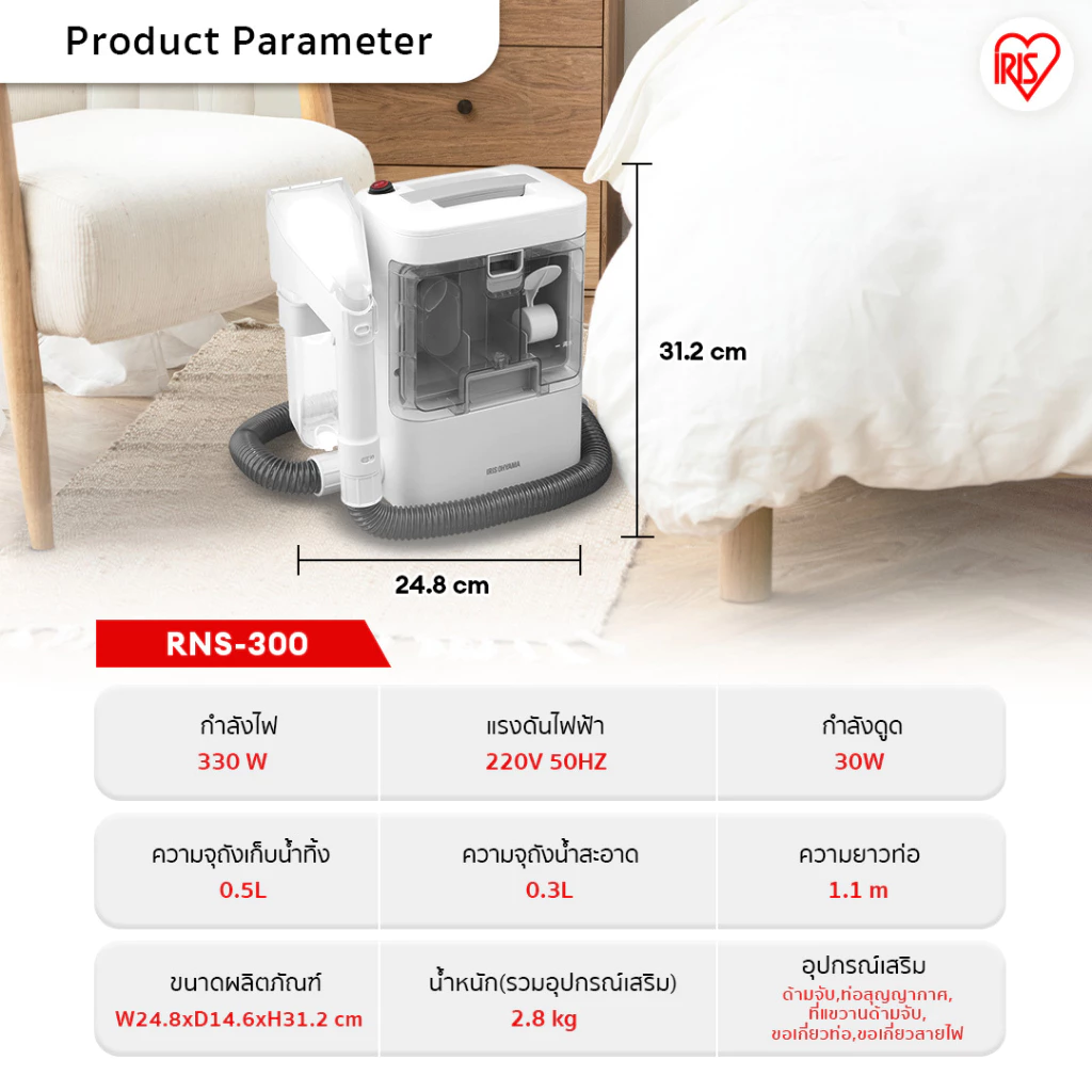 เครื่องทำความสะอาดพรม ไอเทมลับที่ควรมีติดบ้าน