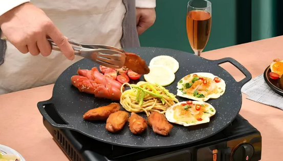 🥢 กระทะปิ้งย่างเกาหลี 🍖 เตาแบบใหม่ที่ได้รับความนิยม ใช้ง่าย จบในกระทะเดียว