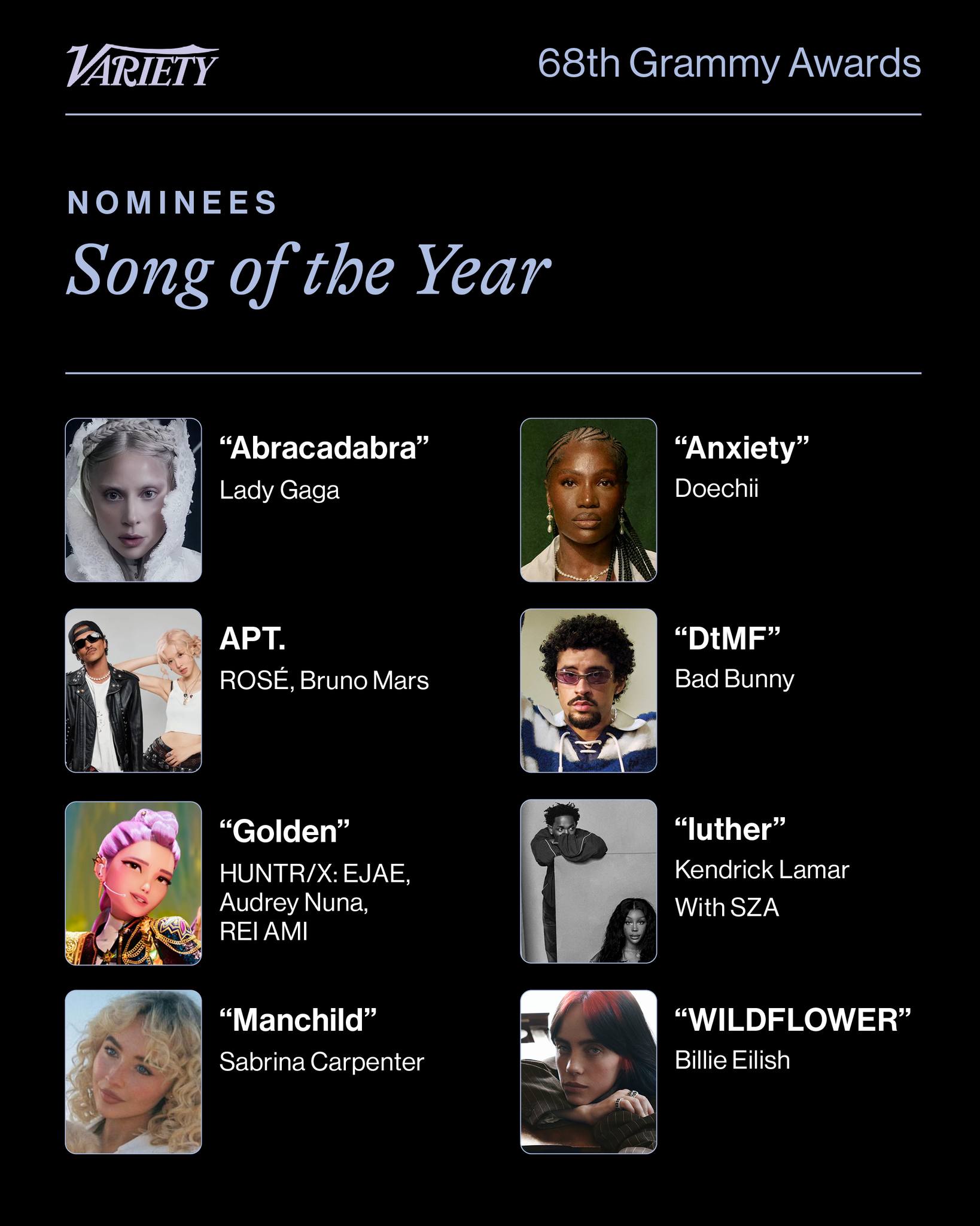 รายชื่อผู้เข้าชิง Grammy 2026 มาแล้ว! ศิลปินดัง คลื่นลูกใหม่ร่วมลุ้นรางวัลใหญ่