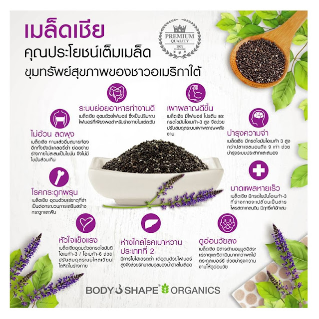 เมล็ดเจีย (Chia Seeds) – ซูเปอร์ฟู้ดเล็ก ๆ คุณประโยชน์มหาศาล