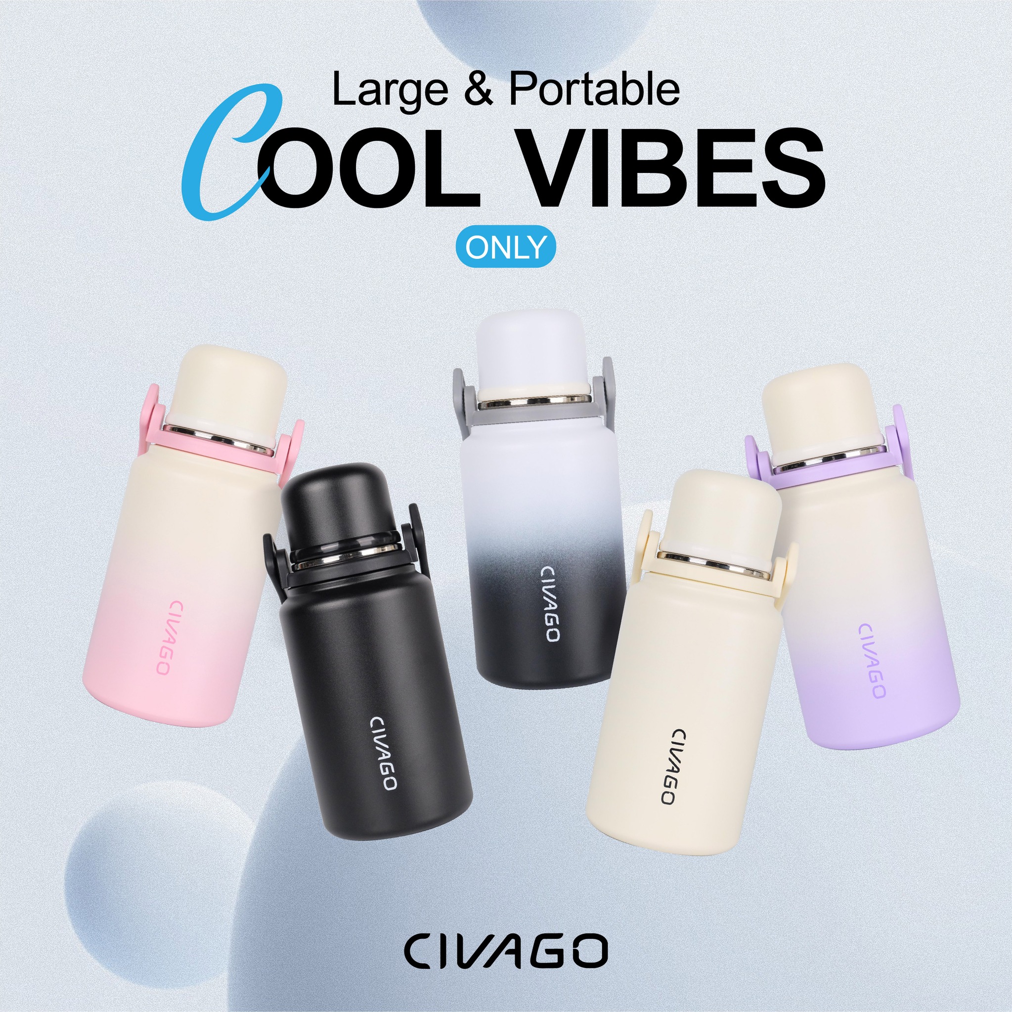 CIVAGO แก้วเก็บความเย็นสุดคิ้วที่โซ must have!