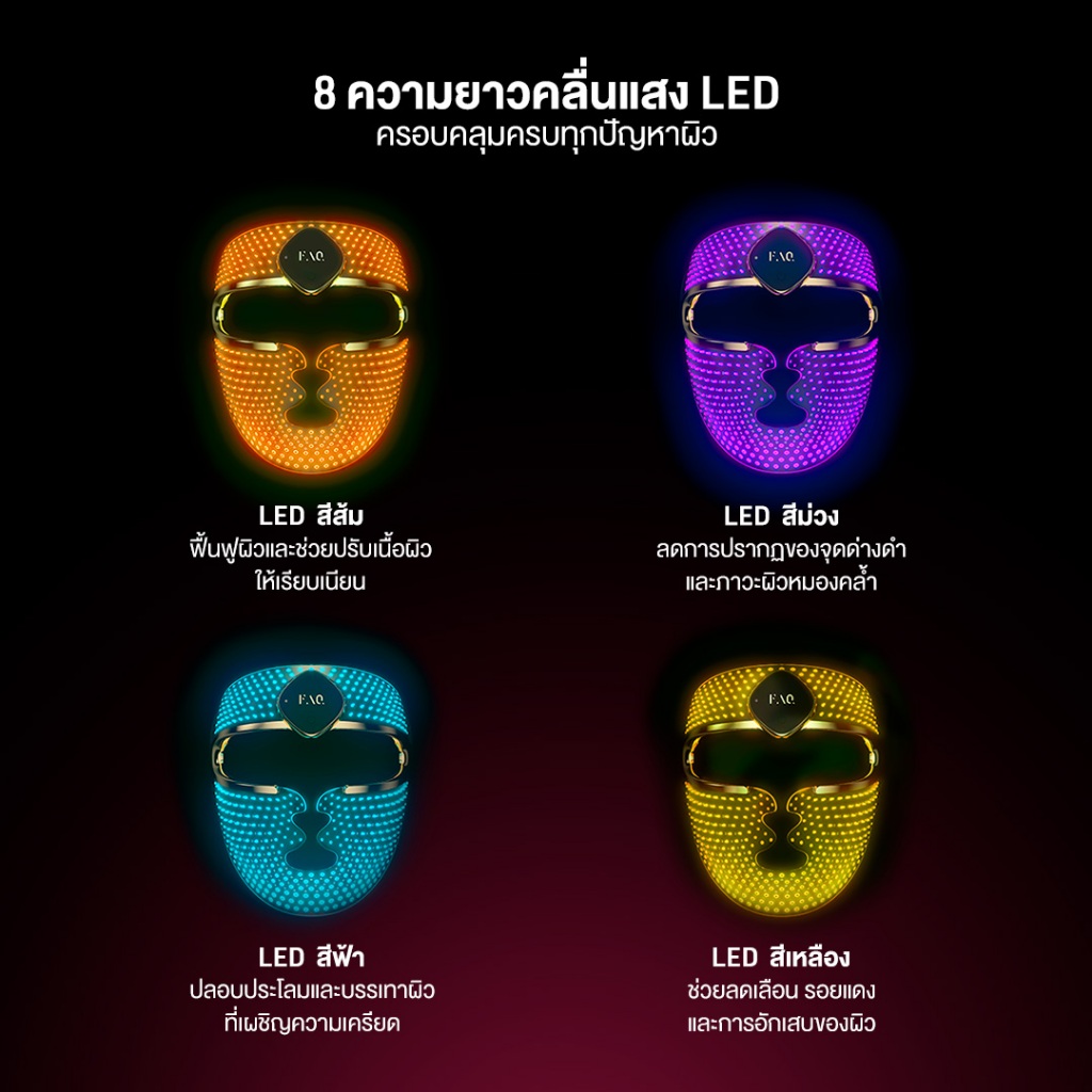 ⭐ FOREO LED Mask หน้ากากซิลิโคนอัจฉริยะ เทคโนโลยีฟื้นฟูผิวระดับคลินิก ที่คุณใช้ได้เองที่บ้าน