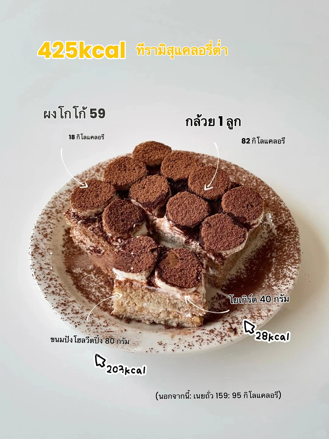 🍮 400 แคลอรี: ทีรามิสุโฮลวีท