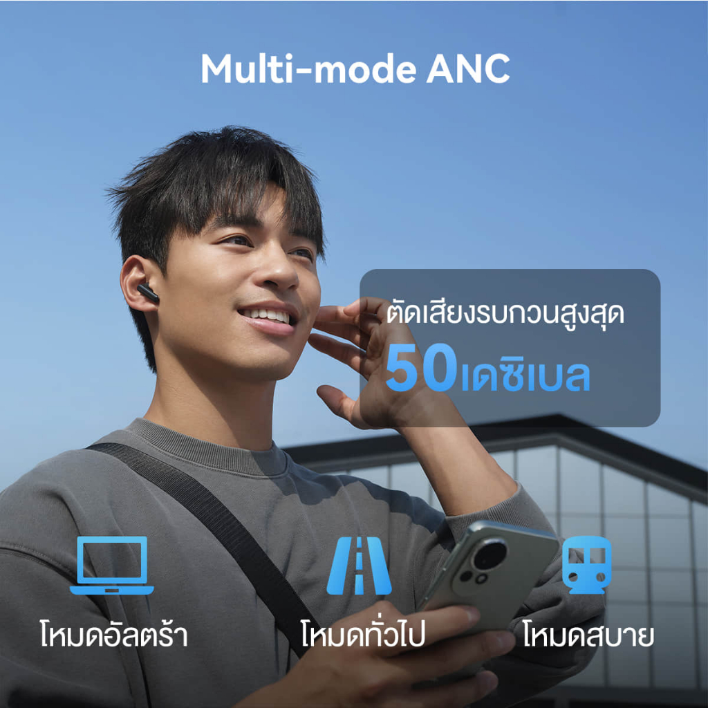 กระแสแรง!! HUAWEI FreeBuds SE 4 ANC หูฟังรุ่นเล็ก แต่คุณภาพเกินตัว