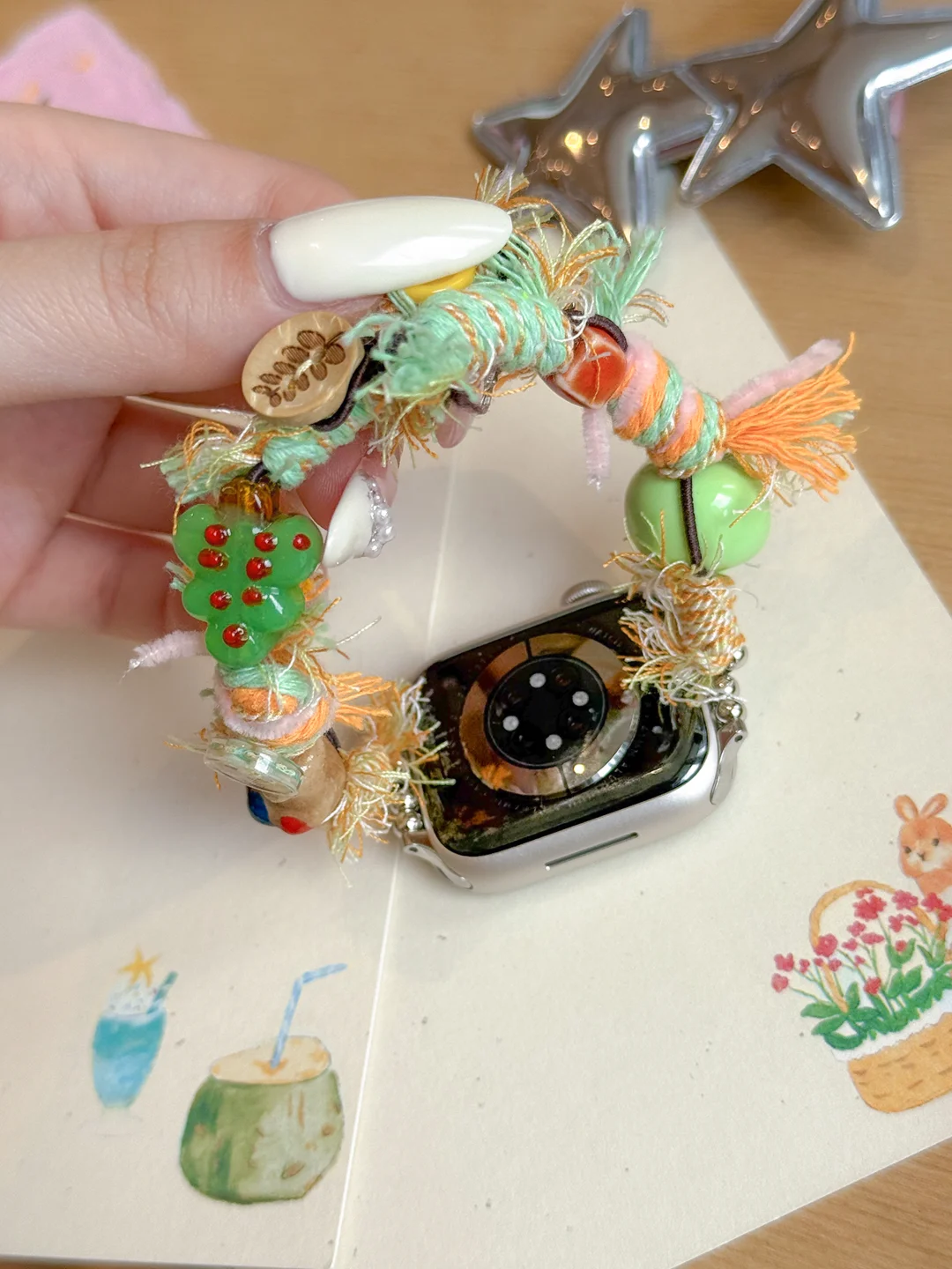 สายรัดข้อมือถักมือสุดน่ารัก! 🦊✨ Image5