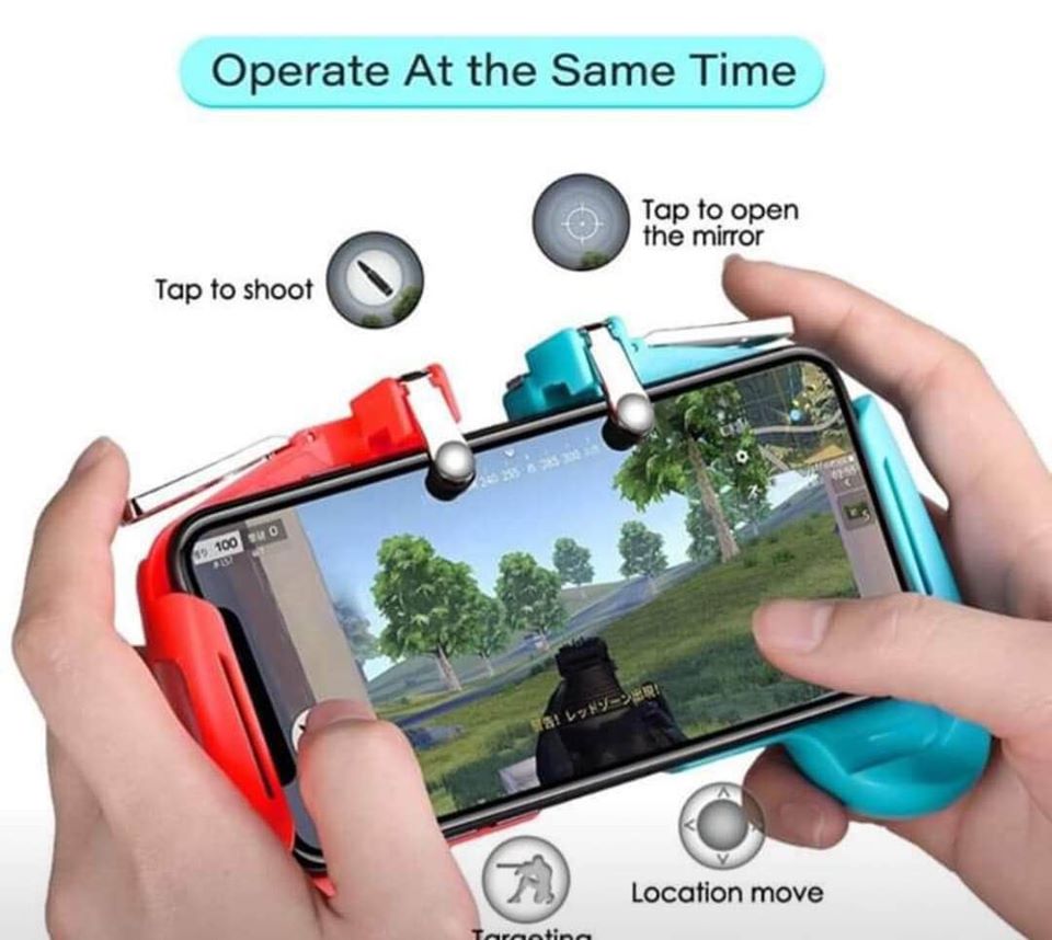 Wireless Gaming Controller จอยเกมสำหรับมือถือ ระบบสั่น เชื่อมต่อไร้สาย เล่นเกมส์สนุกมากยิ่งขึ้น