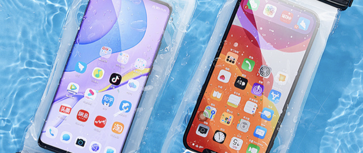 ไอเท็มเล่นน้ำอย่างสบายใจไม่กลัวเปียก: กระเป๋าใส่โทรศัพท์กันน้ำ