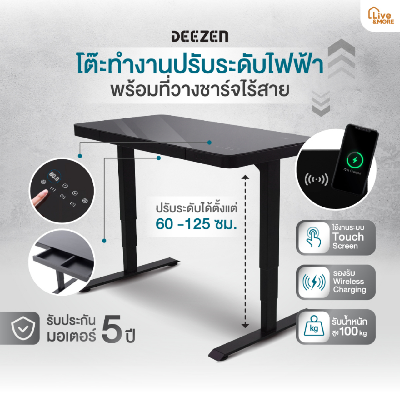 10 โต๊ะคอมพิวเตอร์ ยี่ห้อไหนดี ปี 2024 — แข็งแรง ใช้งานได้ทั้งทำงานและเล่นเกม