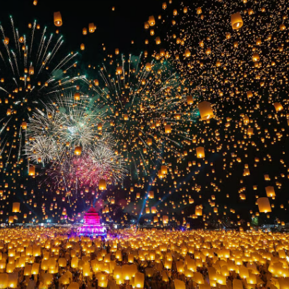 ยี่เป็งล้านนาอินเตอร์ 2025 ค่ำคืนแห่งแสงโคม ส่องใจให้สว่างเหนือท้องฟ้าเชียงใหม่