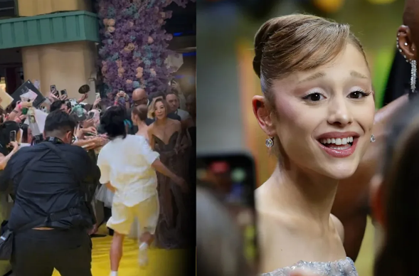 เหตุชุลมุนกลางพรมแดงที่สิงคโปร์ เมื่อชายคนหนึ่งพุ่งประชิดตัว Ariana Grande และบทลงโทษที่ตามมา