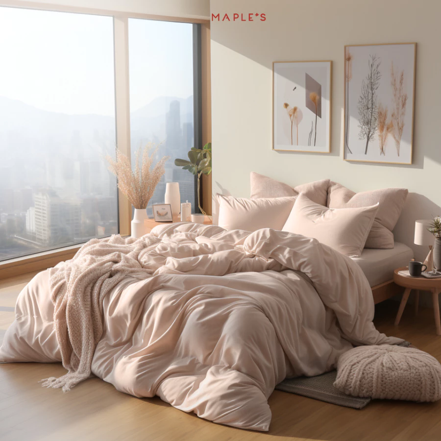 รีวิว MAPLE’S ผ้าปูที่นอนรัดมุม 550 เส้น รุ่น Solid – ผ้านุ่ม กันไรฝุ่น เหมาะสำหรับคนแพ้ง่าย