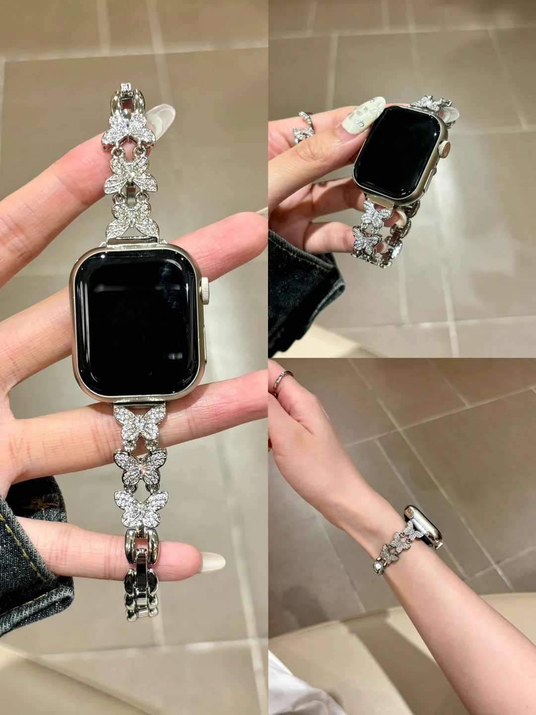 ✨ iWatch S10 สายผีเสื้อสุดหรู! 🦋