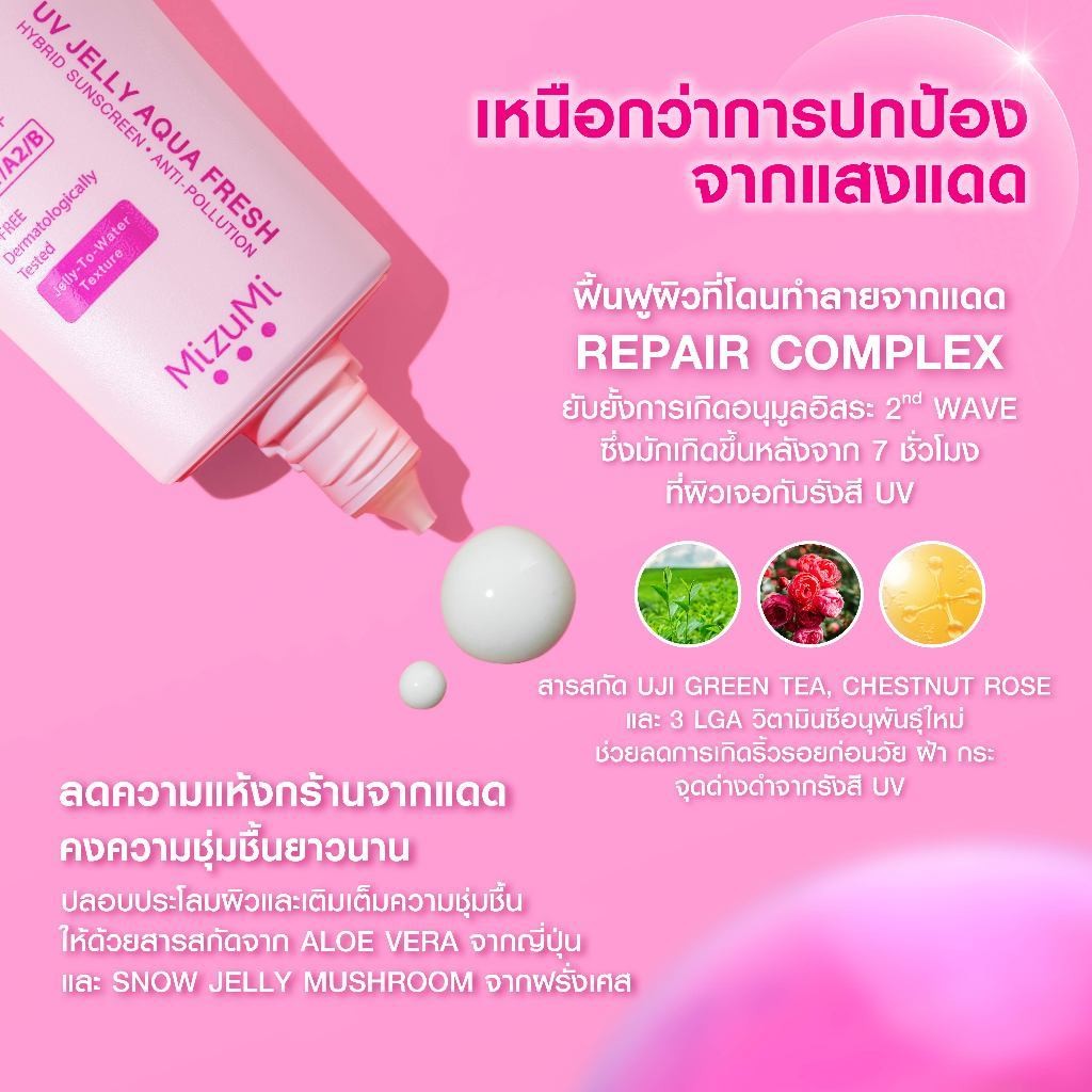 ครีมกันแดด MizuMi สำหรับคนผิวแพ้ง่าย