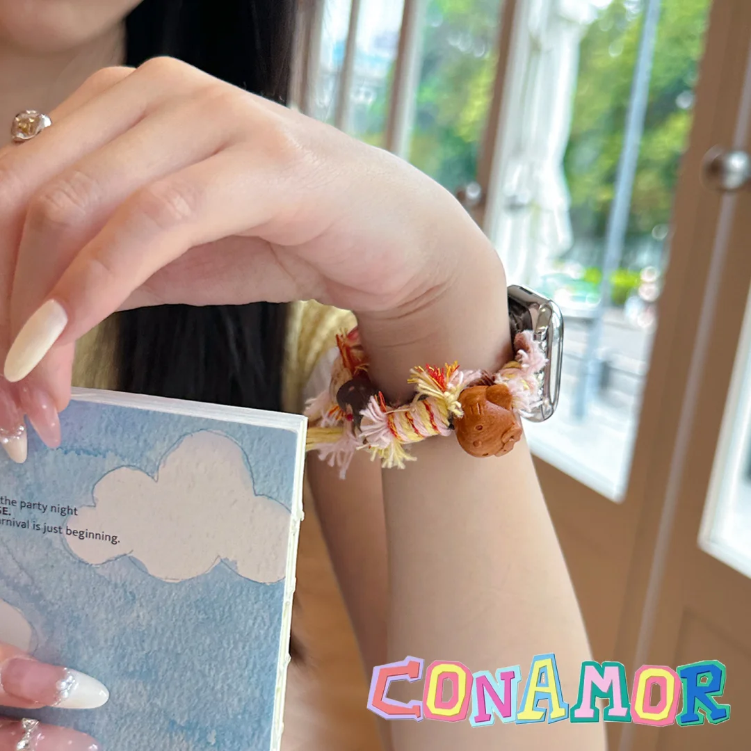 สายรัดข้อมือถักมือสุดน่ารัก! 🦊✨ Image3