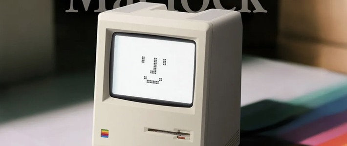 Maclock นาฬิกาตั้งโต๊ะลุค Macintosh 1984 ที่คนรักของคลาสสิกไม่ควรพลาด