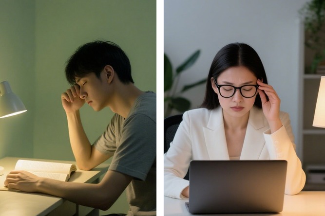 ความเข้มข้นของการเรียนและการทำงานสูง โคมไฟถนอมสายตาจึงสำคัญมาก