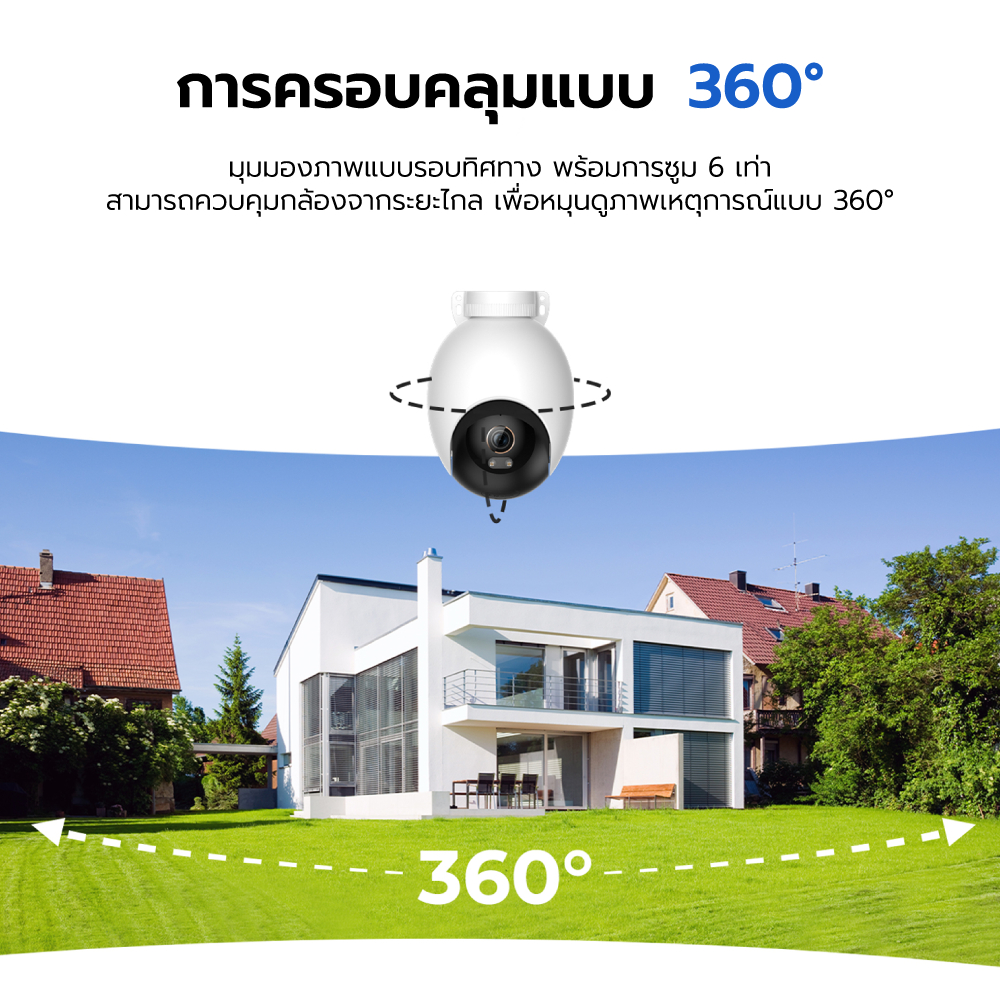 IMILAB EC6 Pro กล้องวงจรปิด 4K เพื่อบ้านยุคสมาร์ตไลฟ์