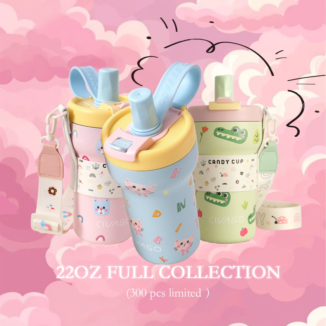 CIVAGO แก้วเก็บความเย็นสุดคิ้วที่โซ must have!