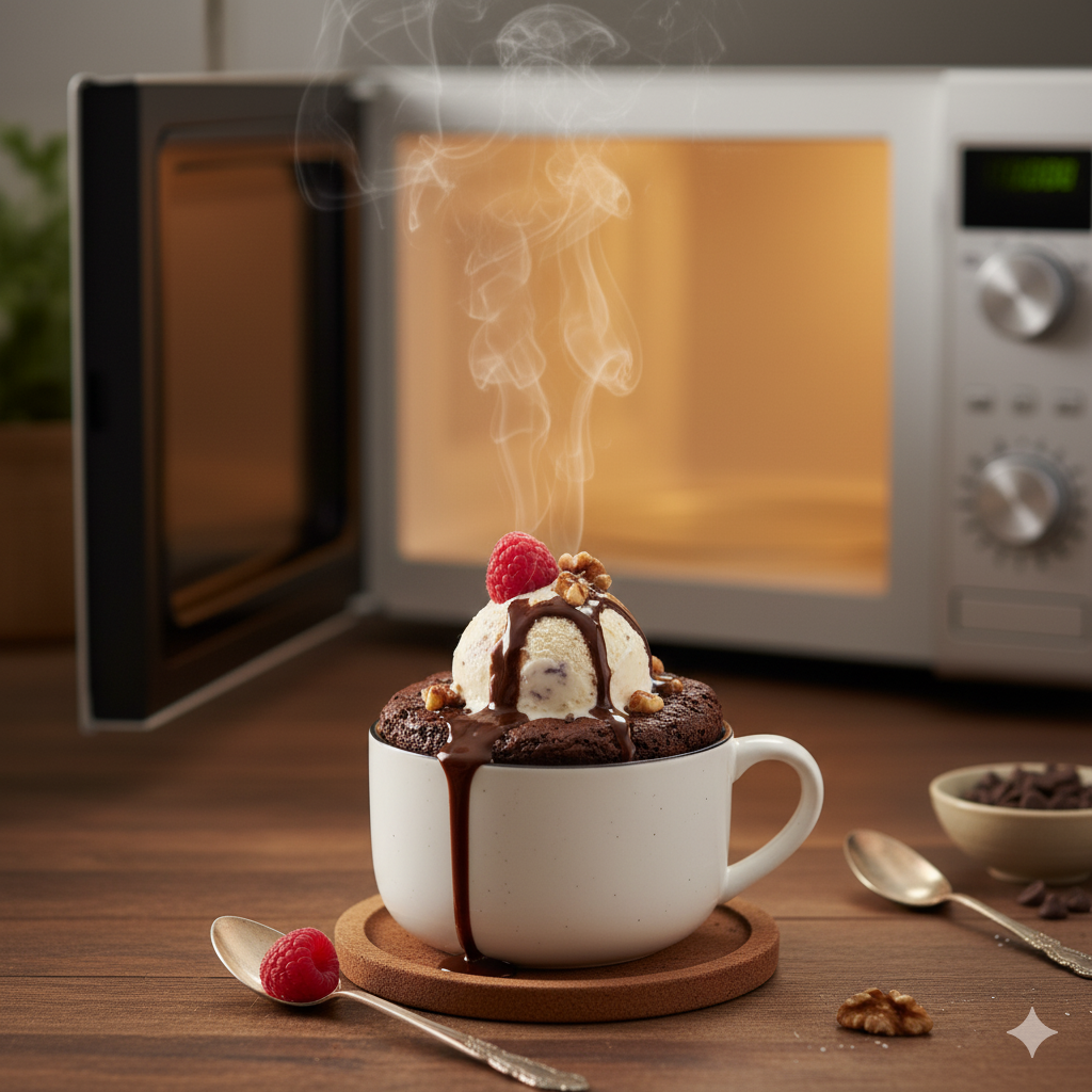 ทำของหวานง่ายๆในไม่กี่นาทีด้วยไมโคเวฟ