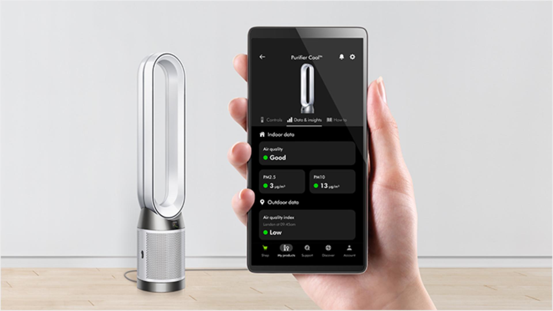 Dyson Purifier Cool PC1 (White/White) เครื่องฟอกอากาศไดสัน ก้าวใหม่ของอากาศบริสุทธิ์ในบ้าน