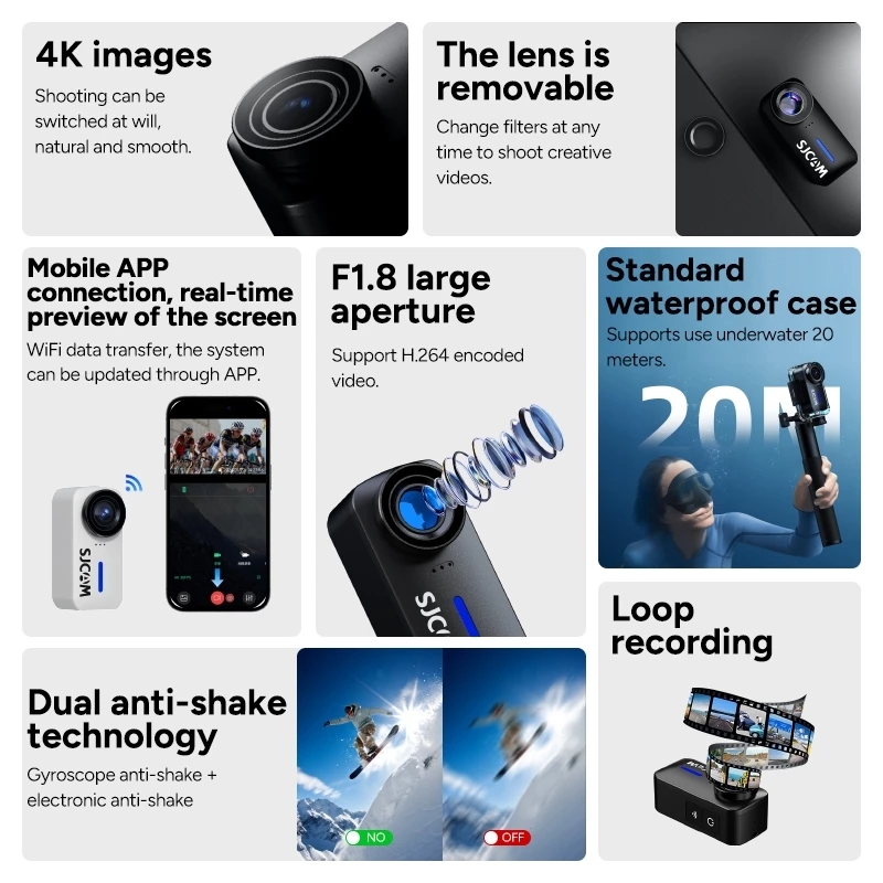 SJCAM C110+ กล้องแอคชันสำหรับผู้เริ่มต้น: ตัวเล็ก สเปกครบ ราคาคุ้มเกินตัว