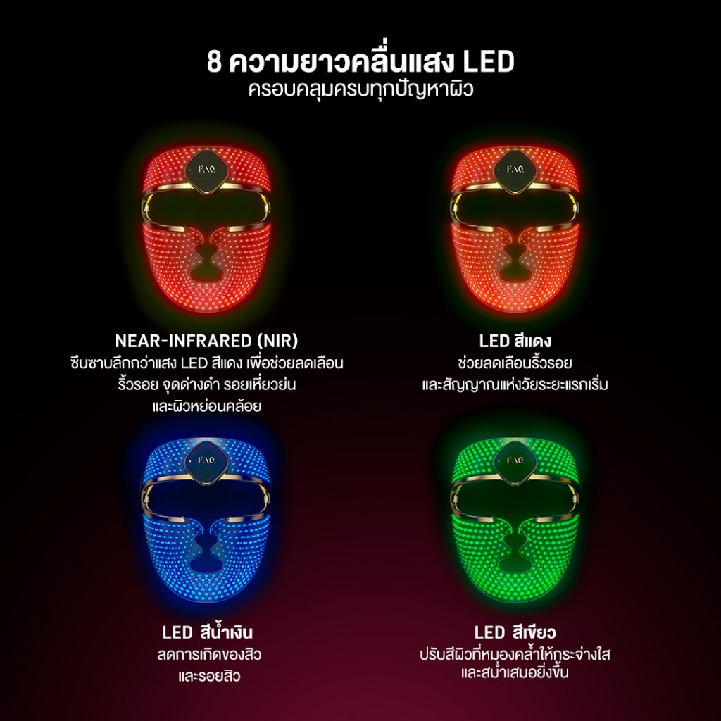 ⭐ FOREO LED Mask หน้ากากซิลิโคนอัจฉริยะ เทคโนโลยีฟื้นฟูผิวระดับคลินิก ที่คุณใช้ได้เองที่บ้าน