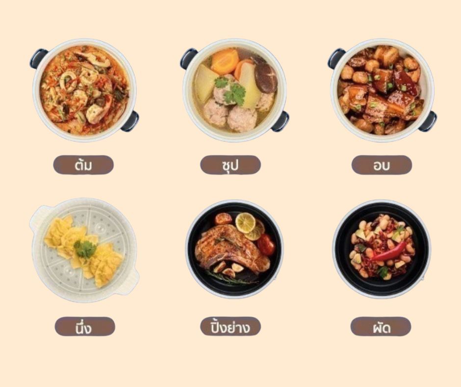 หม้อไฟฟ้าอเนกประสงค์ ครัวเล็กก็อร่อยได้ เครื่องเดียวอยู่!