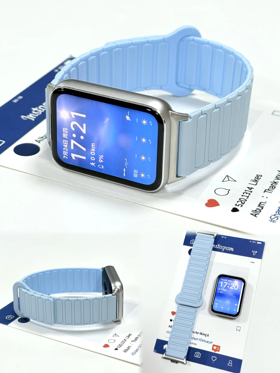 Mi Band 9 Pro สีฟ้านม🍼💙สุดเหมาะกับฤดูร้อน‼️