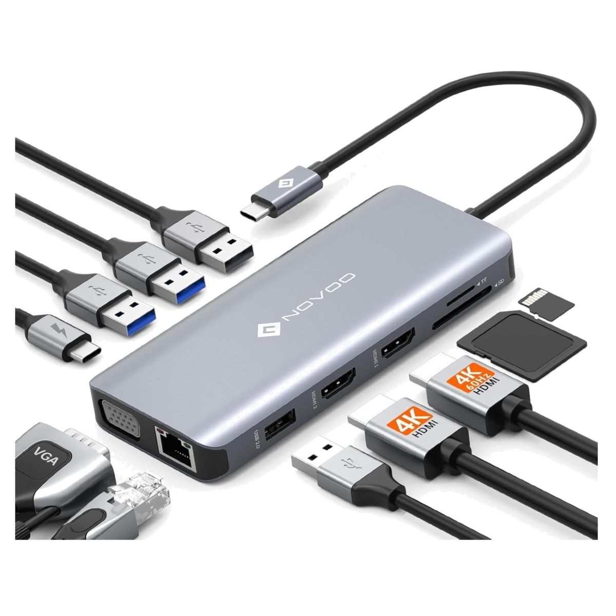 ⚡ Docking Station USB-C – ตัวช่วยขยายการทำงานให้ครบจบในพอร์ตเดียว