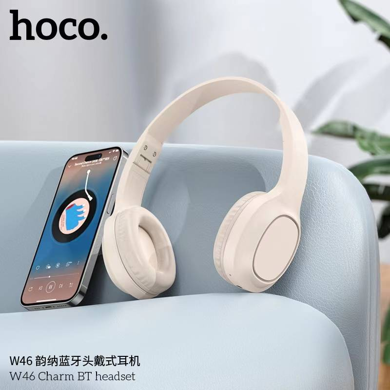 HOCO W46 หูฟังบลูทูธ ของดีราคาประหยัด หูฟังที่ครบกว่าเดิมในงบที่จับต้องได้