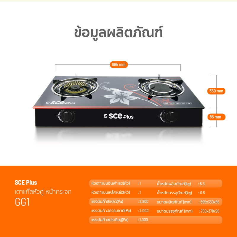 SCE Plus เตาแก๊สหัวคู่ ทางเลือกสำหรับครัวไทยยุคใหม่ ที่สวย คุ้มค่า และตอบโจทย์การใช้งานจริง
