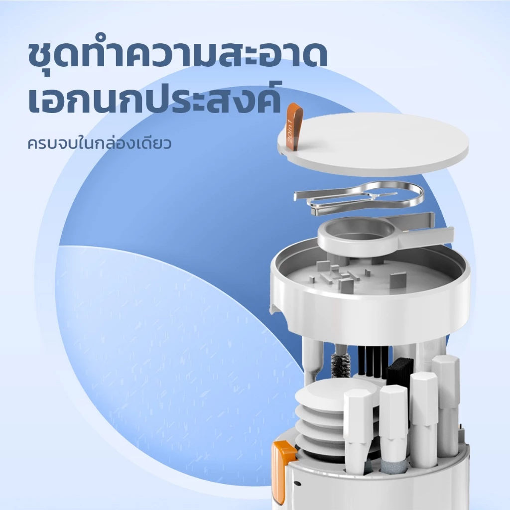 Moreno ชุดอุปกรณ์ทำความสะอาดแป้นพิมพ์ หูฟัง และโทรศัพท์ — ไอเท็มเล็ก ๆ ที่ช่วยให้ชีวิตดูสะอาดขึ้นกว่าที่เคย