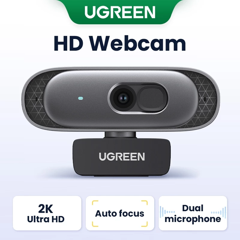 Ugreen HD Webcam 2K Ultra HD: กล้องที่เกิดมาเพื่อโลกออนไลน์ยุคภาพชัด เสียงเป๊ะ และต้องพร้อมไลฟ์ได้ตลอดเวลา