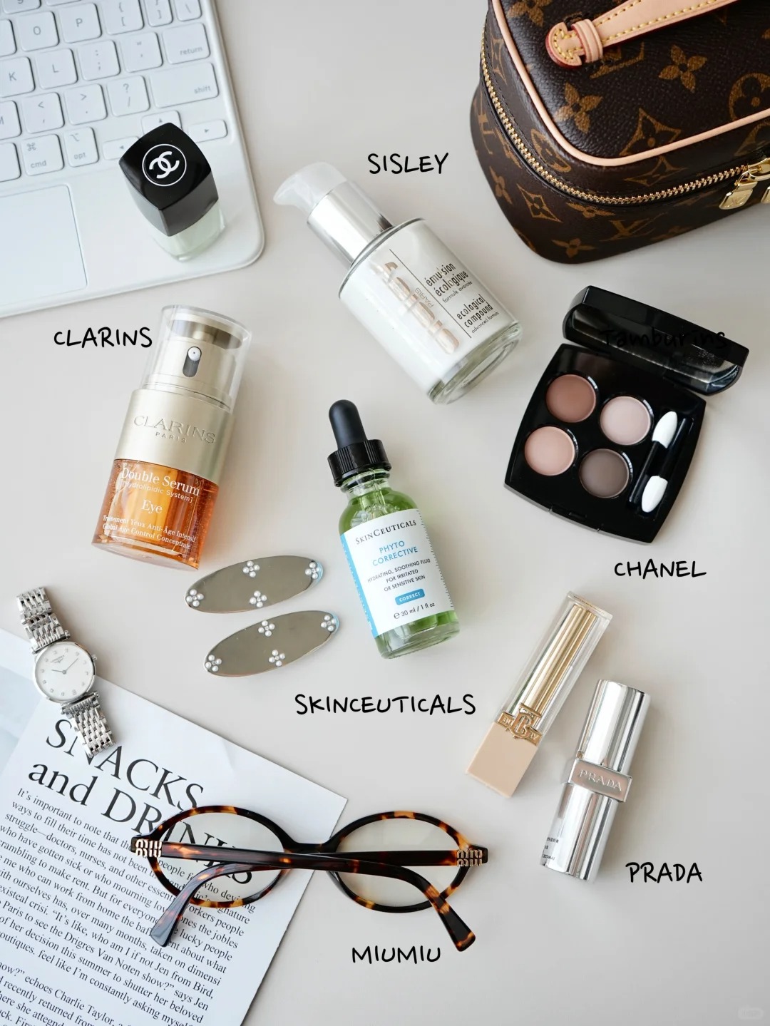 👜 เปิดกระเป๋าดูสกินแคร์และเมคอัพที่ใช้ตลอดกาล 👜