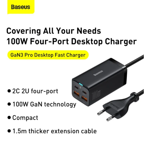 Baseus GaN Charger: ขนาดเล็กและทรงพลัง เปิดยุคใหม่แห่งการชาร์จ