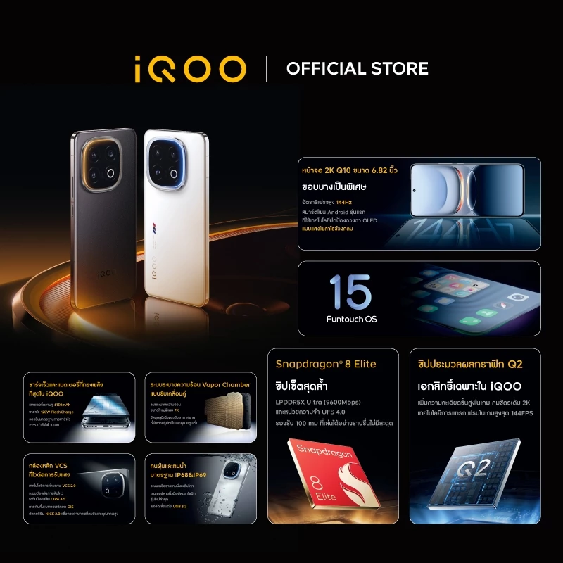 iQOO 13 มือถือที่เกิดมาเพื่อคอเกม สเปกแรง ราคาดี