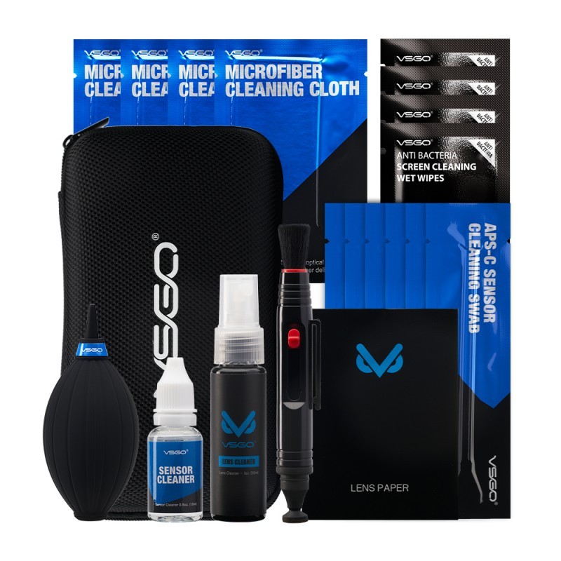 VSGO 20-in-1 ชุดทำความสะอาดกล้องและเลนส์ ของมันต้องมีสำหรับช่างภาพยุคดิจิทัล