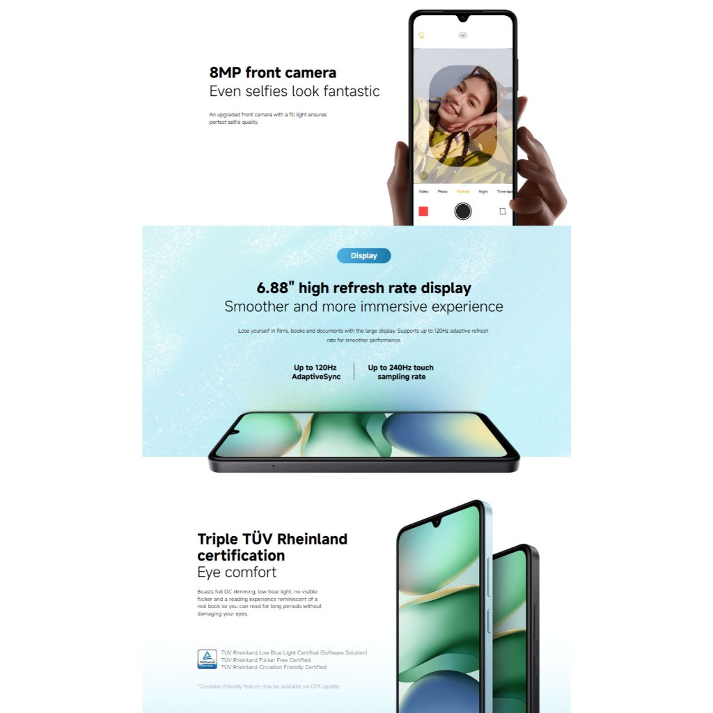 Xiaomi Redmi A5 4G มือถือจอใหญ่ 120Hz ราคาสบายกระเป๋า สไตล์คนรุ่นใหม่ที่อยากได้ของคุ้มจริง
