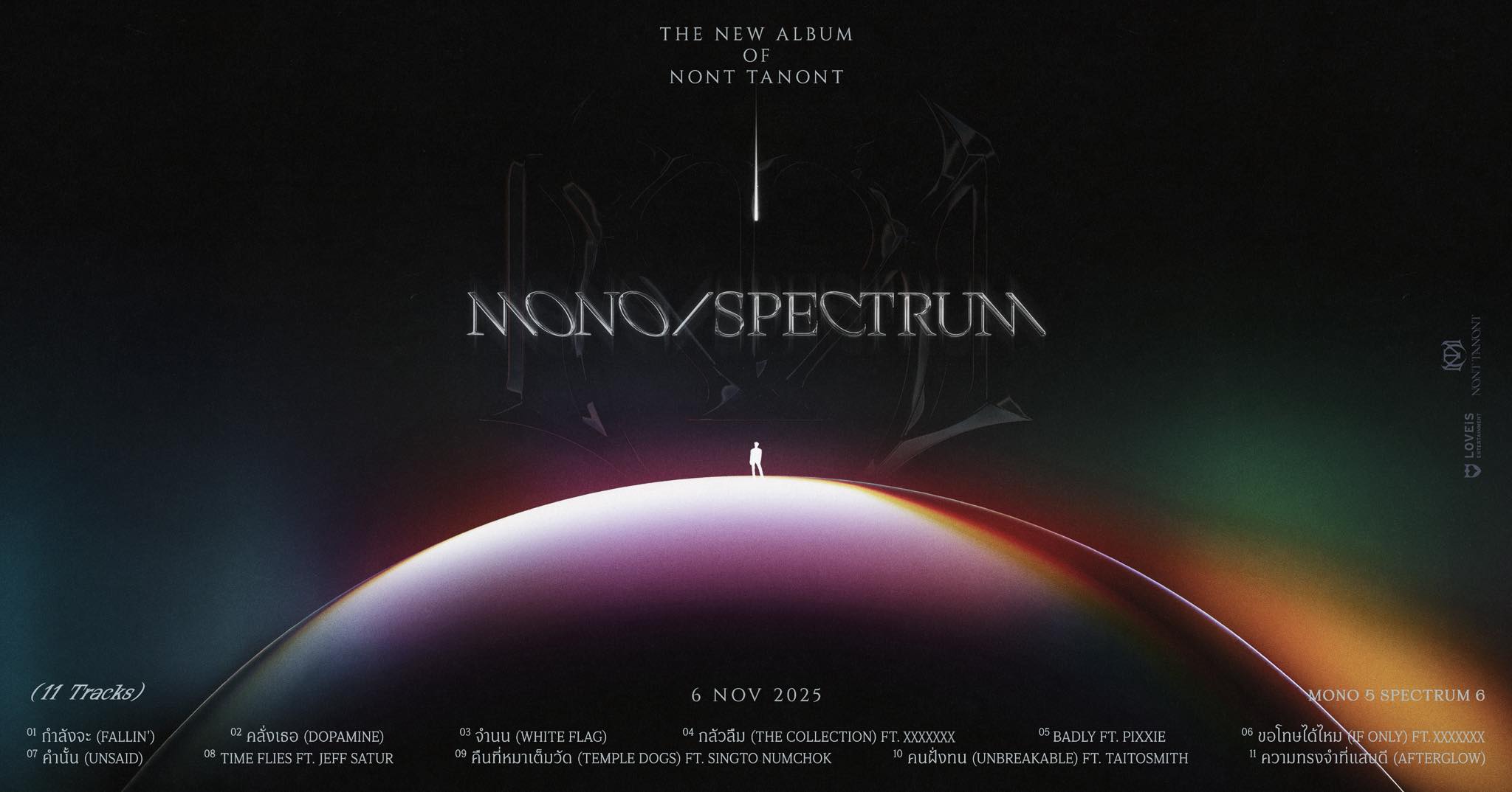 MONOSPECTRUM อัลบั้มที่รวมทุกเฉดความรู้สึกของ นนท์ ธนนท์