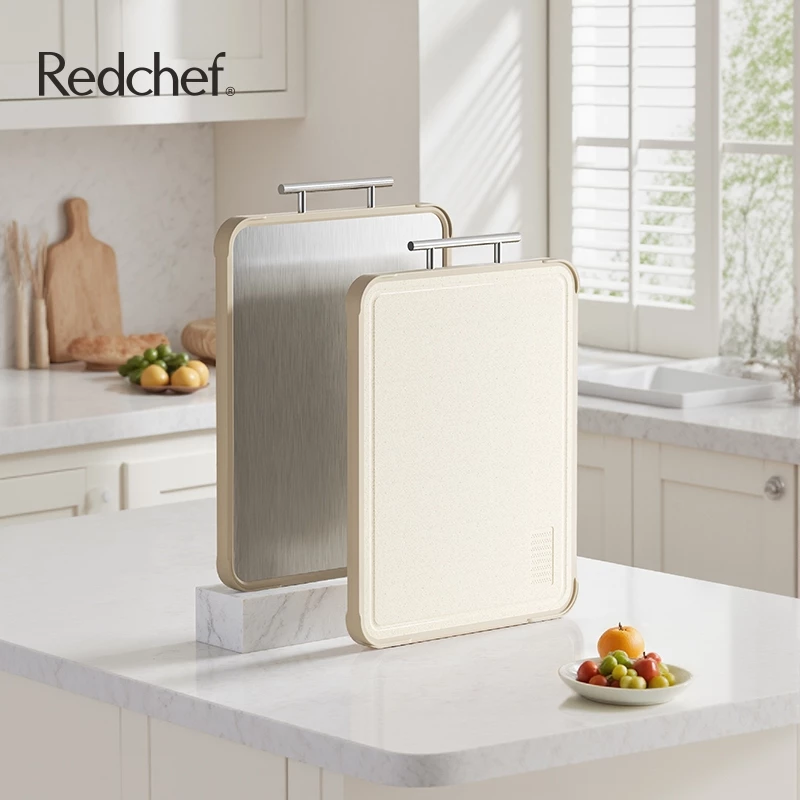 Redchef เขียงสแตนเลสสองด้าน: ของใช้ชิ้นเล็กที่เปลี่ยนครัวให้ดูสะอาด โปร และมีสไตล์