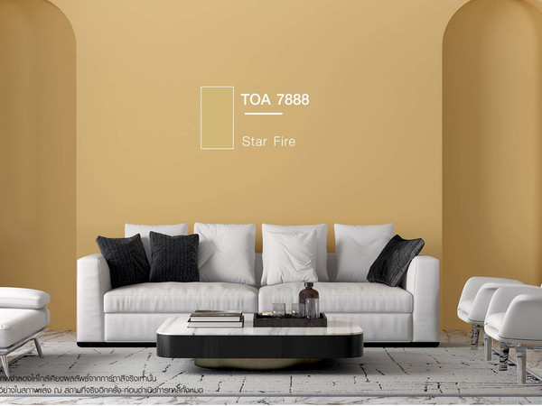 บ้านสว่าง อบอุ่น ด้วยเฉดสีเหลืองที่อยู่แล้วสบายตา