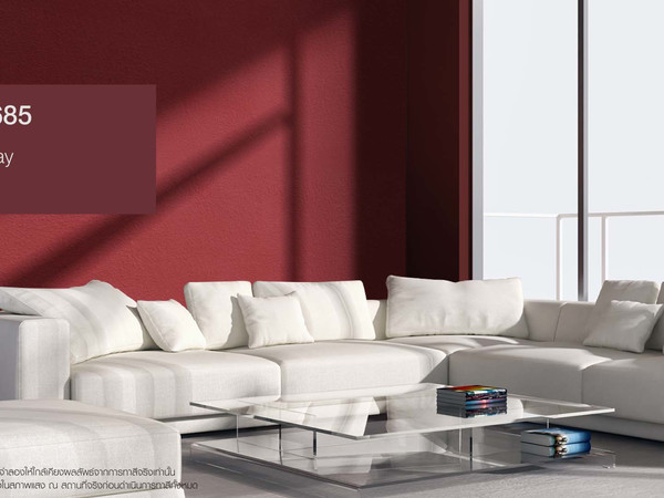 สีแดงในบ้าน ใช้อย่างพอดี เพิ่มพลังและคาแรกเตอร์ให้พื้นที่