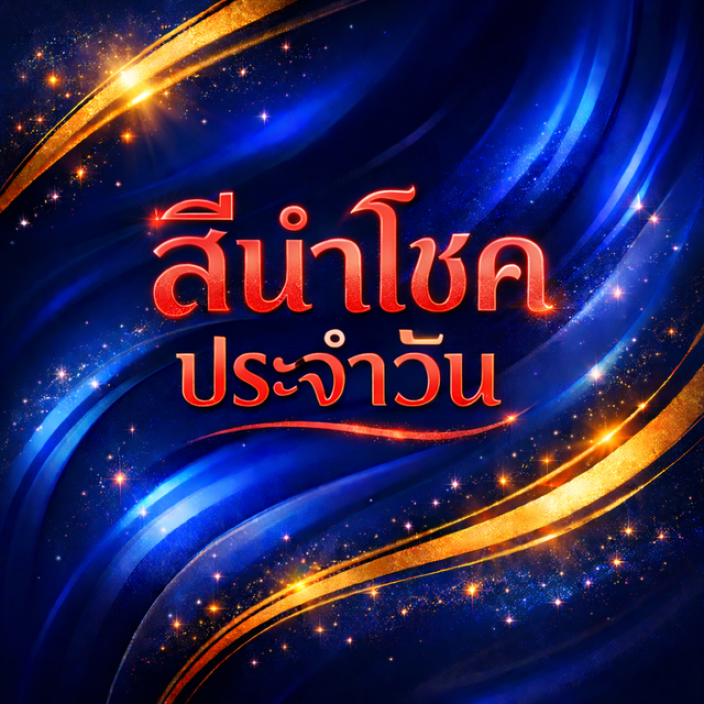 สีนำโชคประจำวันที่ 4/03/26 ของคนเกิดวันอาทิตย์