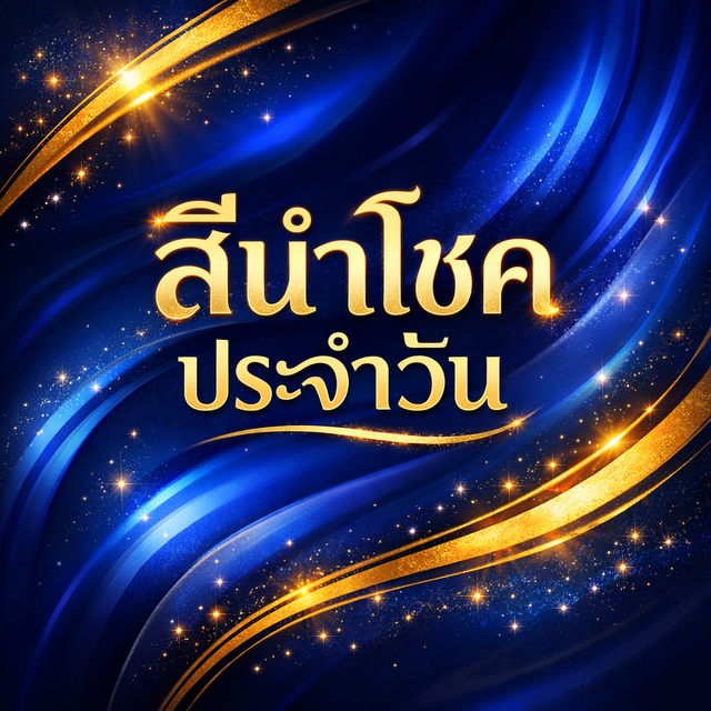 สีนำโชคประจำวันที่ 10/03/26 ของคนเกิดวันจันทร์