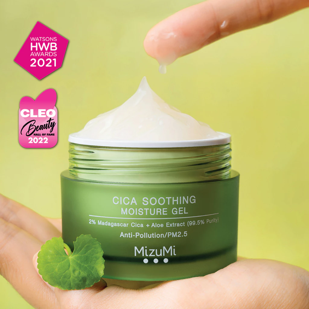 MizuMi Cica Soothing Moisture Gel 45ml – มอยส์เจอร์ “สายสิว + ผิวแพ้ง่าย” ตัวฮิต Image3