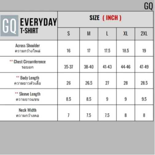 รีวิว GQ Everyday T-Shirt เสื้อยืดผ้านุ่ม ใส่สบาย Image3