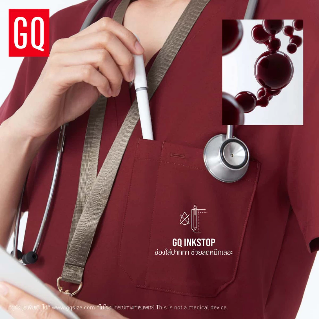 GQ Pro MED Women Scrub Premium Collection เสื้อสครับผู้หญิง Image1